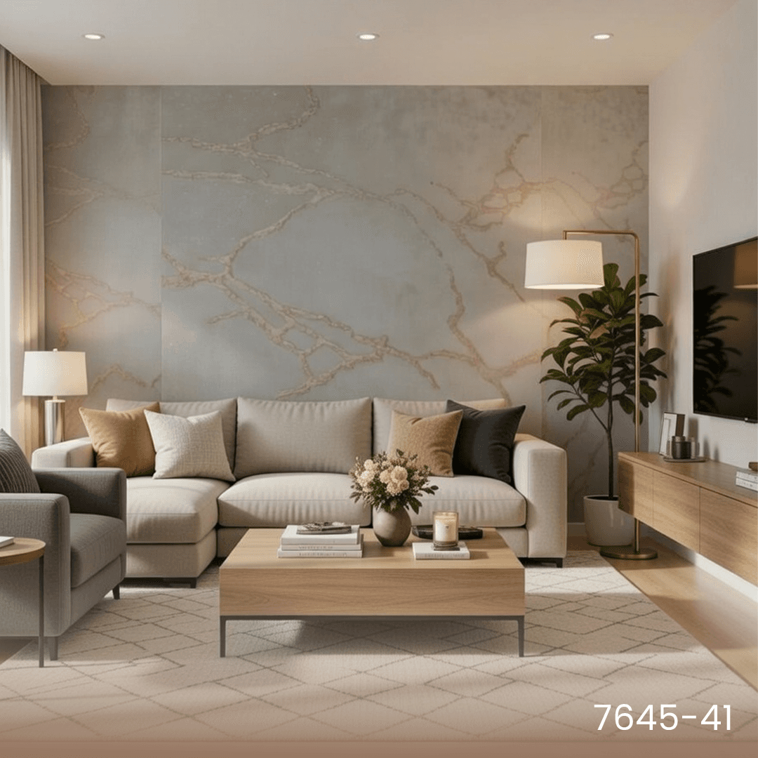 Style 7645-41 Embossed Textured Wallpaper