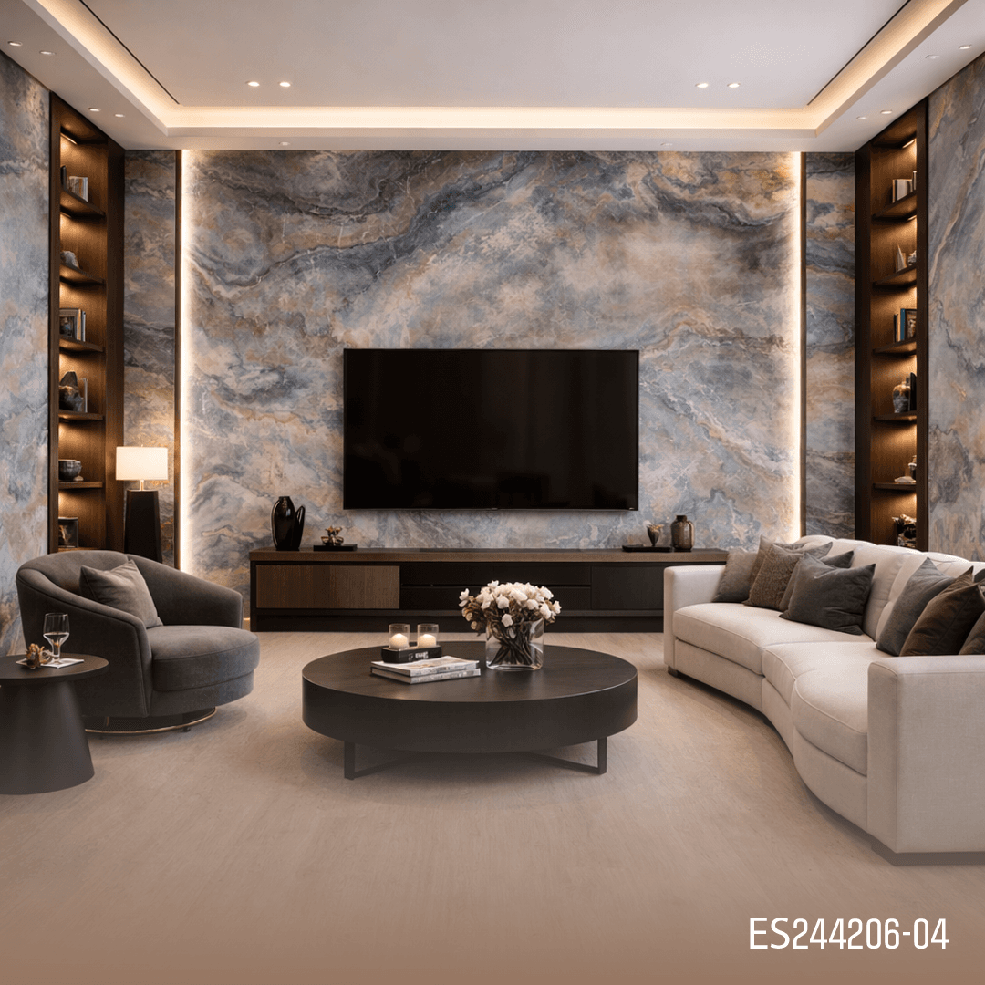 Style ES244206-04 Embossed Textured Wallpaper