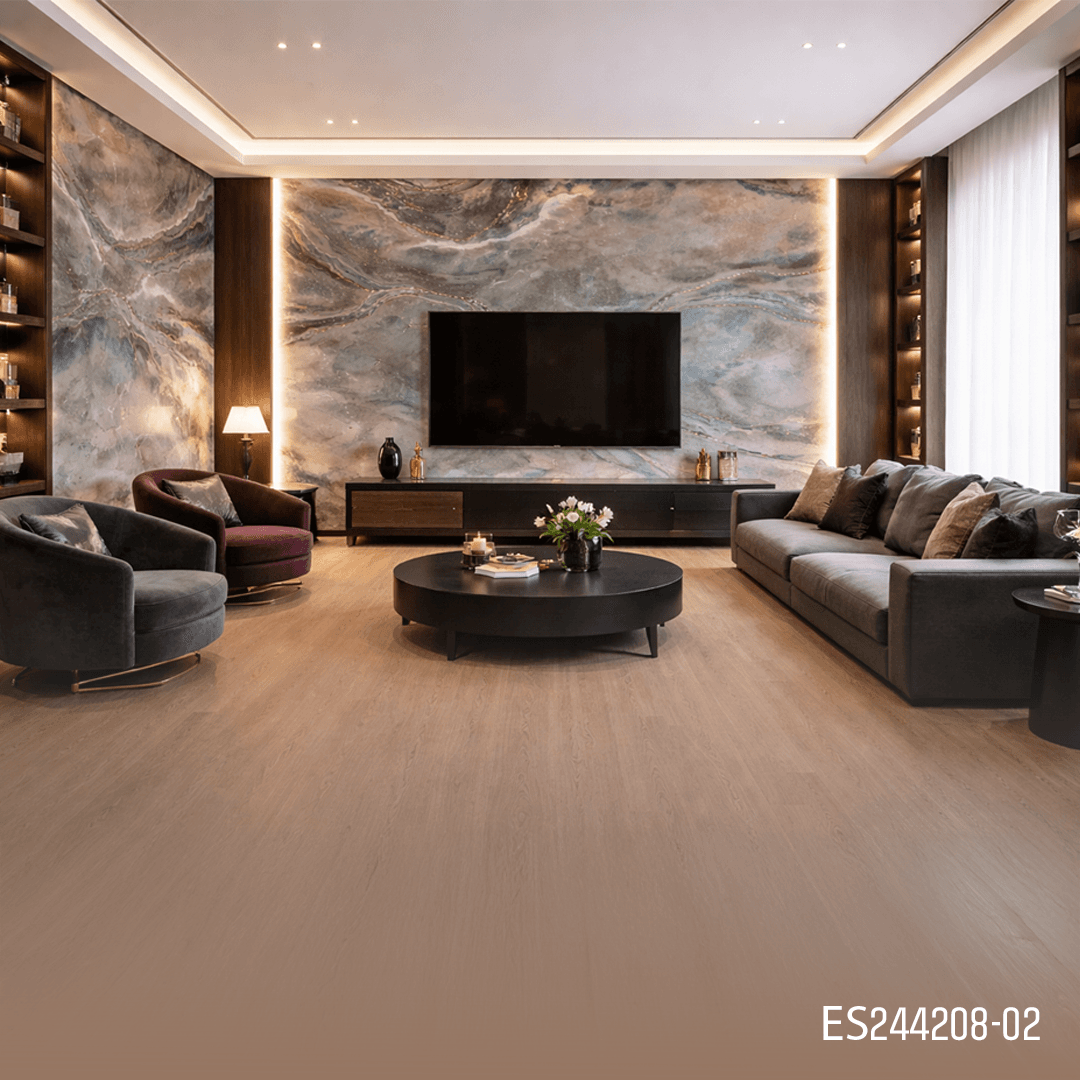 Style ES244208-02 Embossed Textured Wallpaper